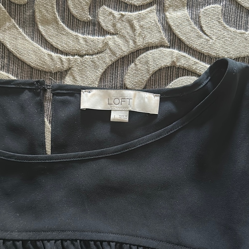 LOFT Midnight Black Top